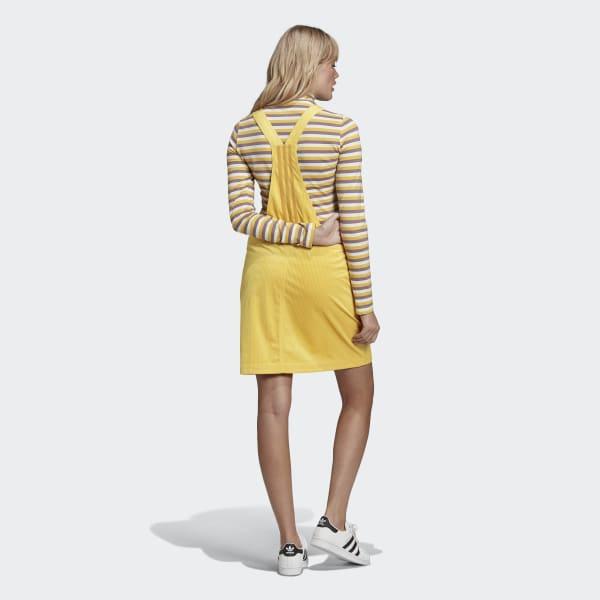 yellow adidas dress