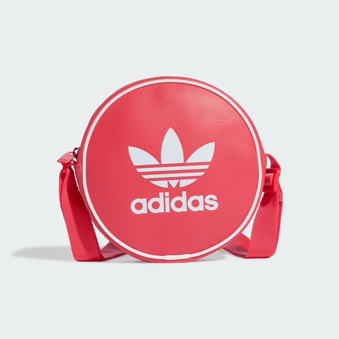 adidas Adicolor Classic Round Tasche in Rot Lyst DE