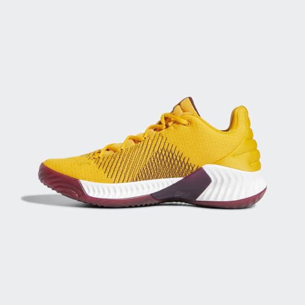 adidas Rubber Pro Bounce 2018 Low Shoes in Yellow for Men - Lyst