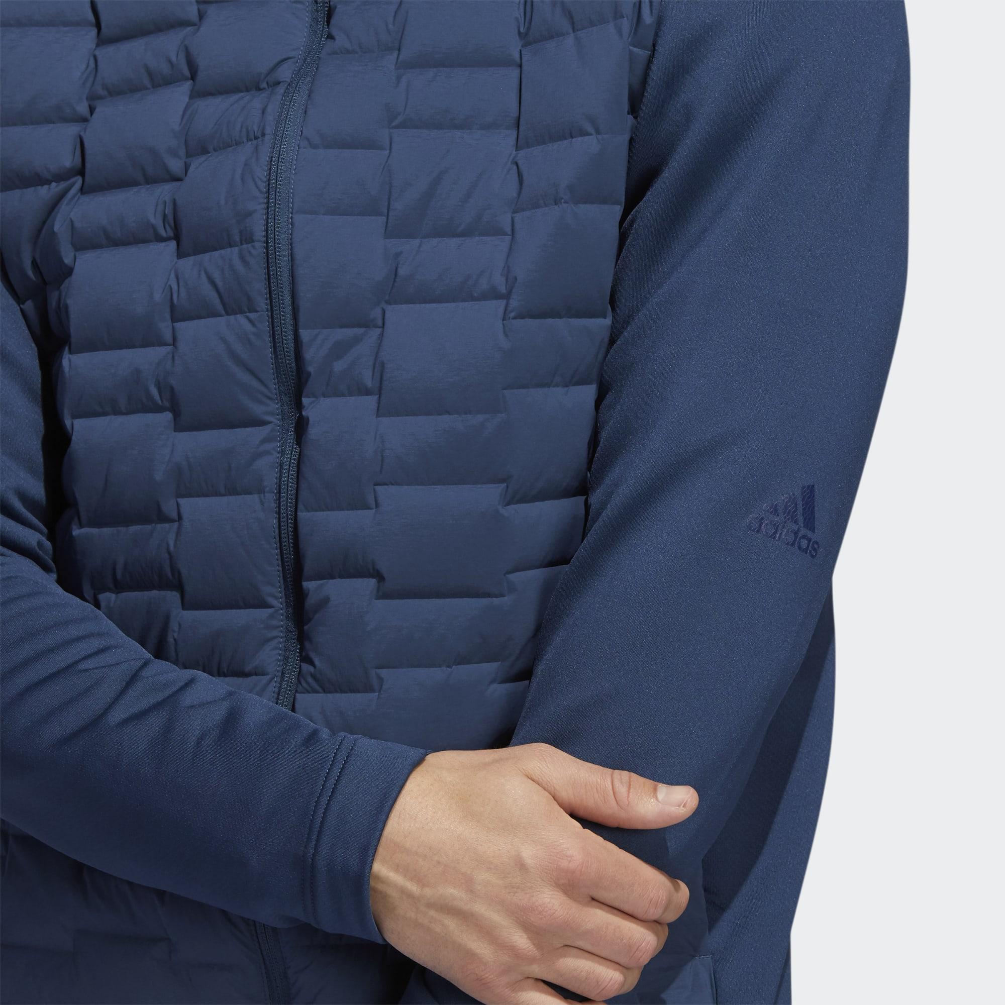 adidas Synthetic Frostguard Recycled Content Full-zip Padded Jacket in Blue  for Men | Lyst UK