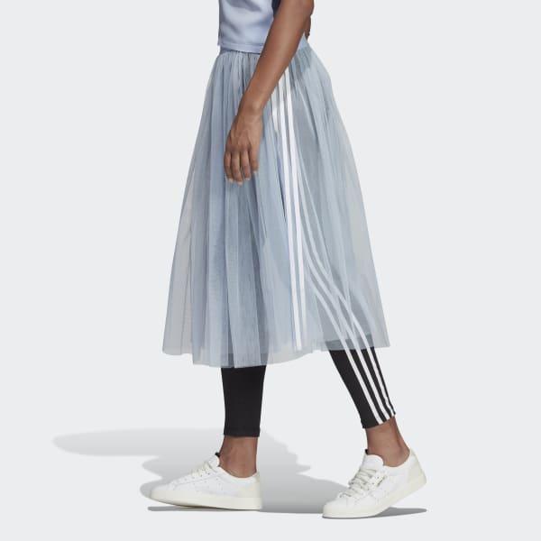 adidas tulle skirt blue