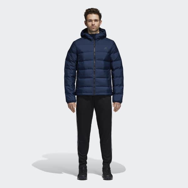 helionic hooded down jacket