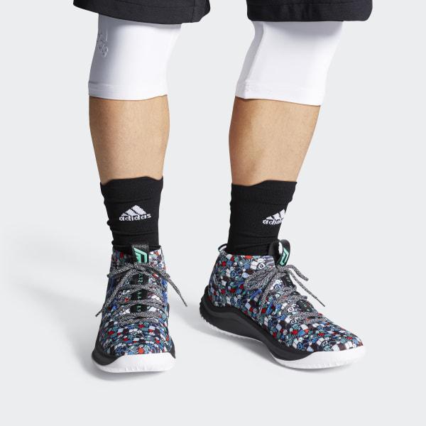 adidas Dame 4 Camp Shoes in Black for 