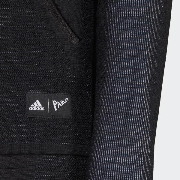 Adidas Synthetic Z N E Parley Hoodie In Black Lyst