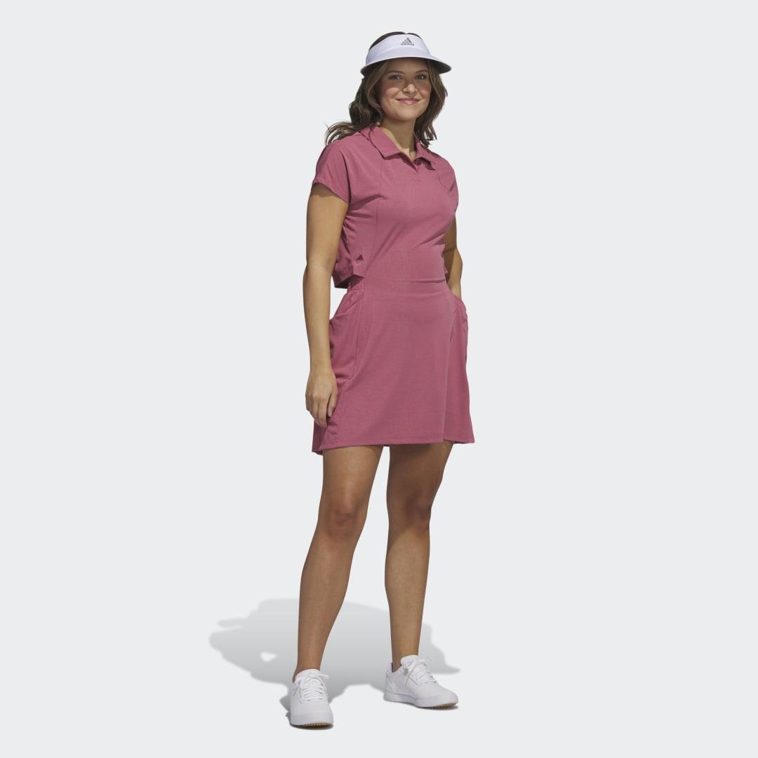 adidas Go-To Golfkleid in Rot Lyst DE