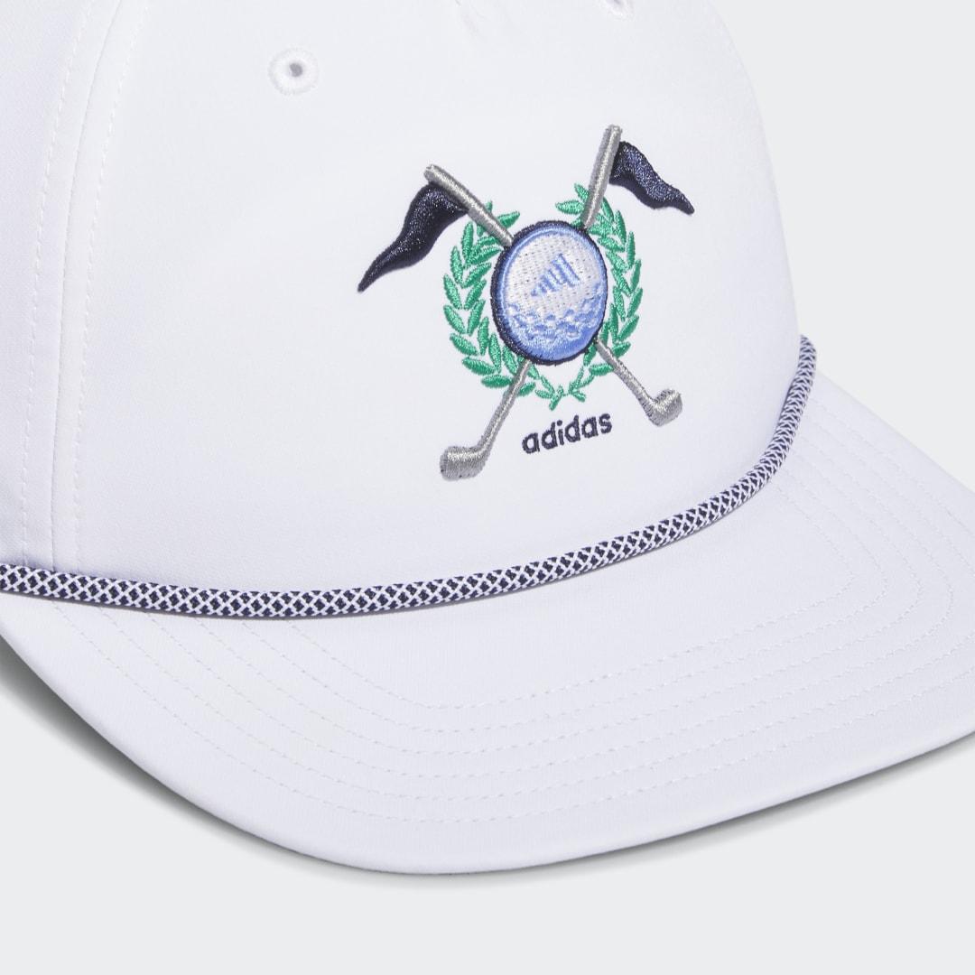 adidas Retro Five panel Golf Hat in White for Men Lyst UK