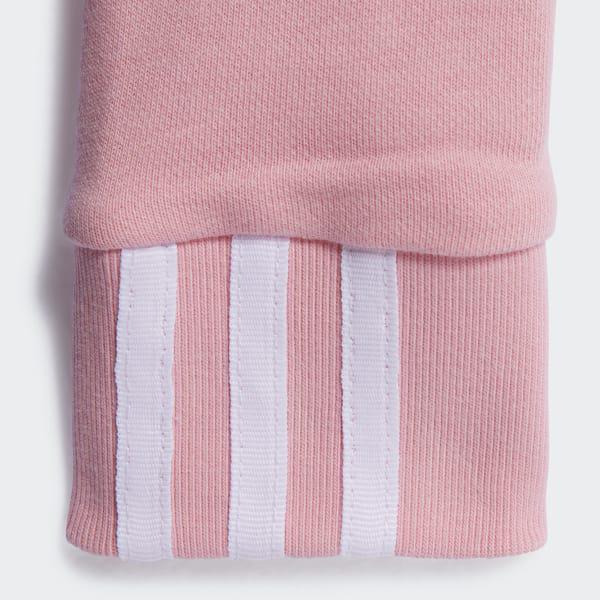 adidas shrug sweater pink