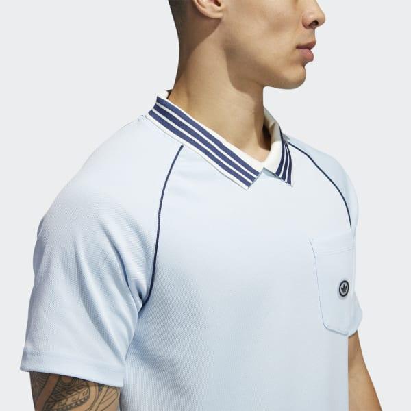 adidas Cotton Mock Eye Jersey in Blue - Lyst adidas Cotton Mock Eye Jersey in Blue - Lyst