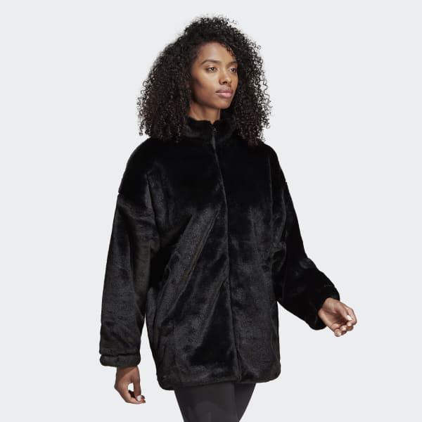 adidas fur jacket