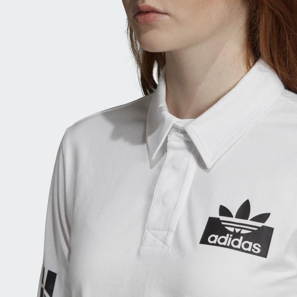 adidas Rugby Polo Long-sleeve Top in 
