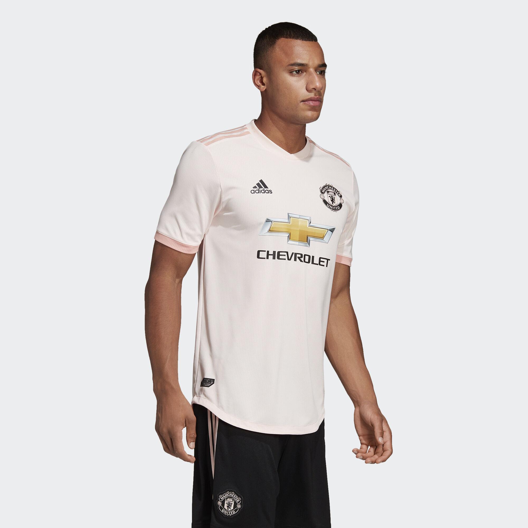 Camiseta segunda equipación Manchester United adidas de hombre de color Rosa  | Lyst