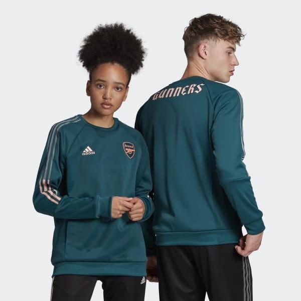 adidas Arsenal Travel Sweatshirt in Green for Men - Lyst