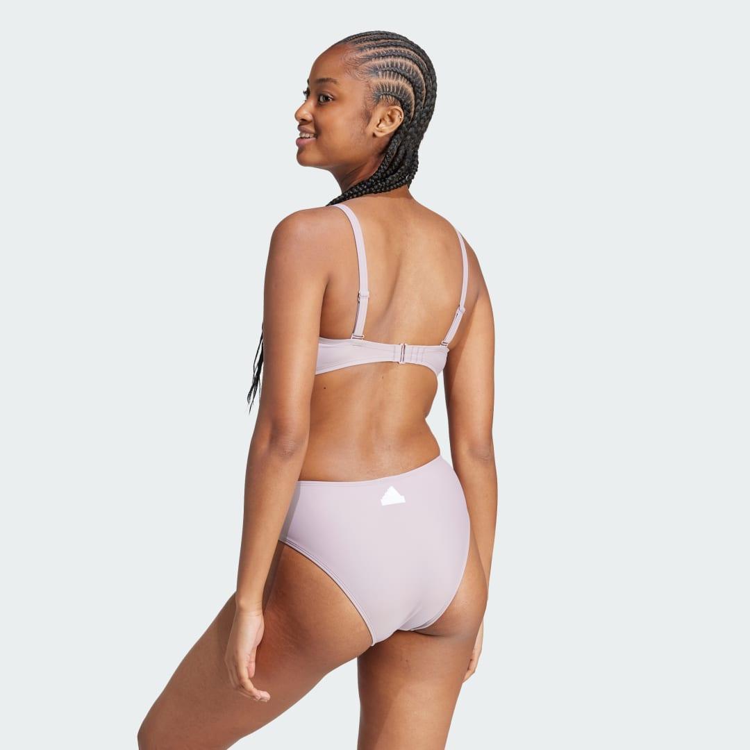 adidas Iconisea Versatile Bandeau Bikini Top in Brown Lyst UK