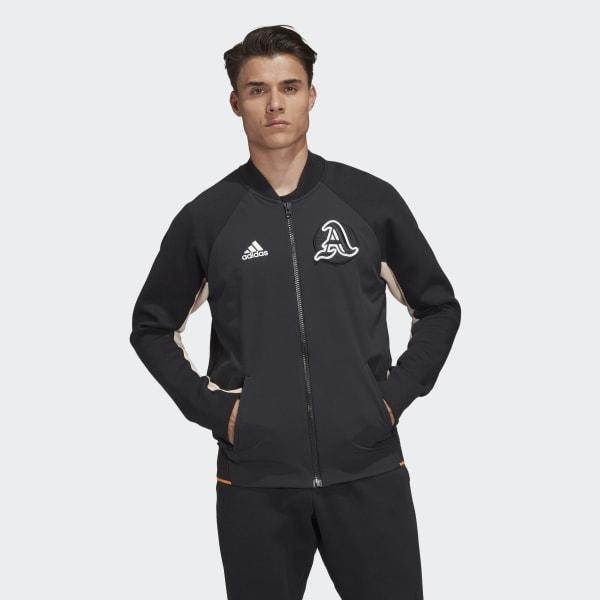 adidas Synthetic Vrct Jacket in Black for Men - Lyst
