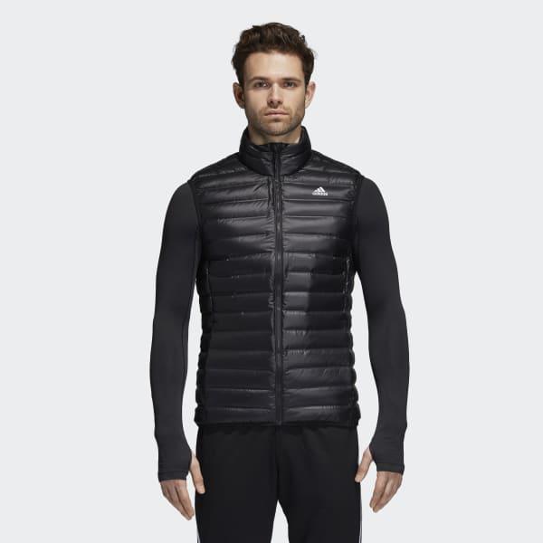 adidas Synthetic Varilite Down Vest in Black for Men - Lyst