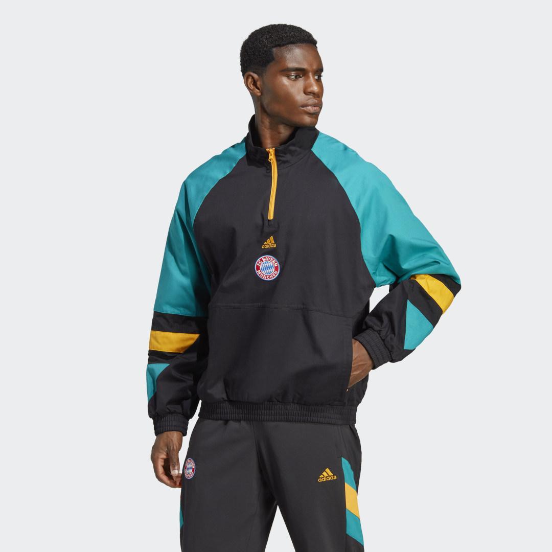 adidas Fc Bayern Icon Top in Blue for Men Lyst UK