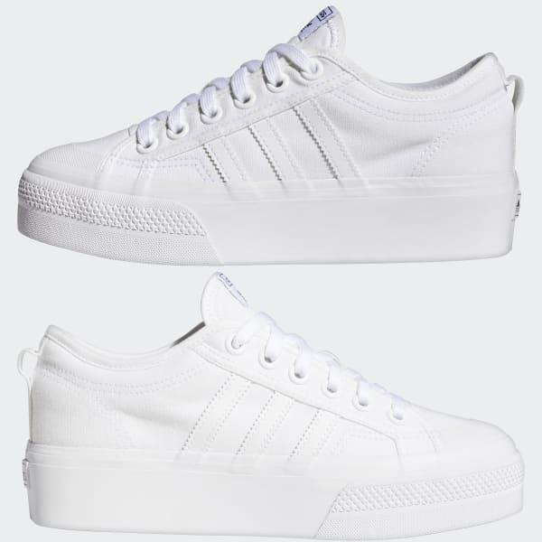 white nizza adidas