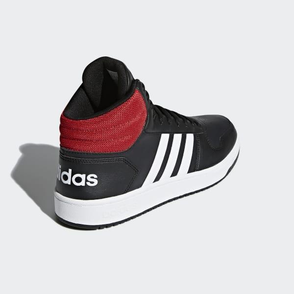 adidas hoops 2.0 mid shoes black