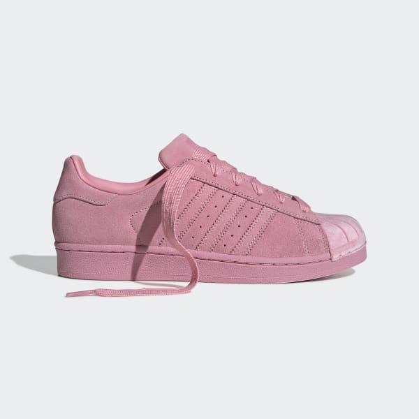 adidas superstar pink suede