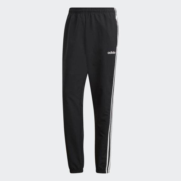 adidas Synthetic Essentials 3-stripes Wind Pants in Black for Men - Lyst