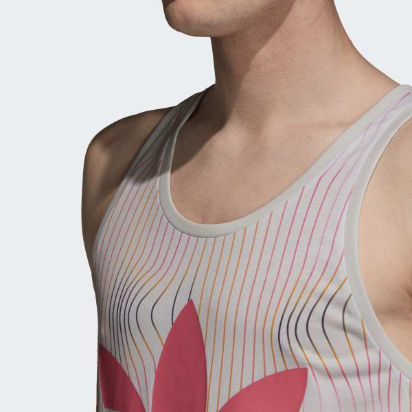 adidas warped stripes tank top
