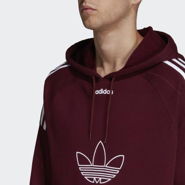 flock trefoil hoodie adidas