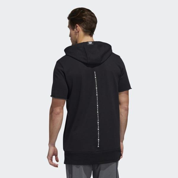 adidas x routine short sleeve hoodie