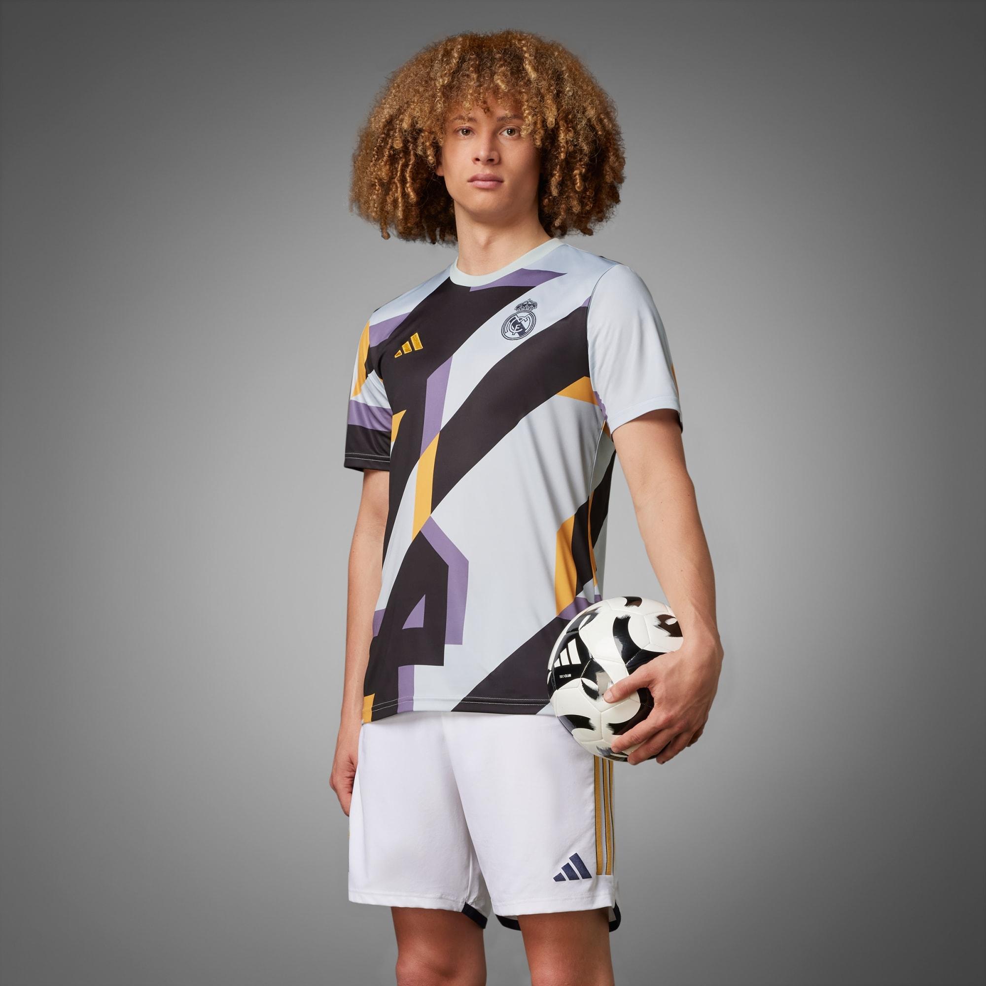 adidas Real Madrid Pre-match Jersey in White for Men | Lyst UK
