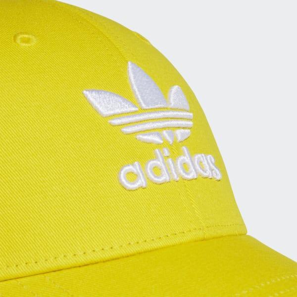 yellow adidas cap