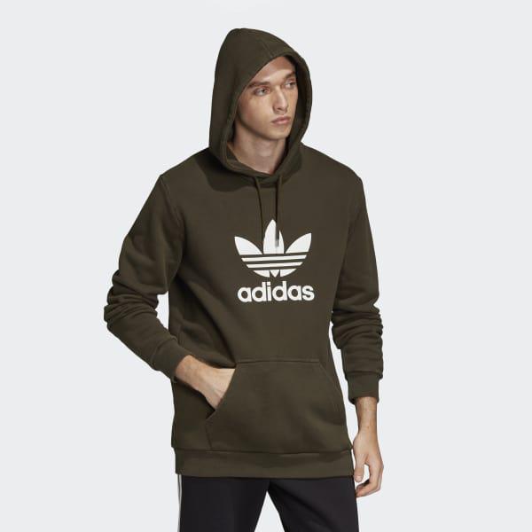 adidas trefoil hoodie night cargo