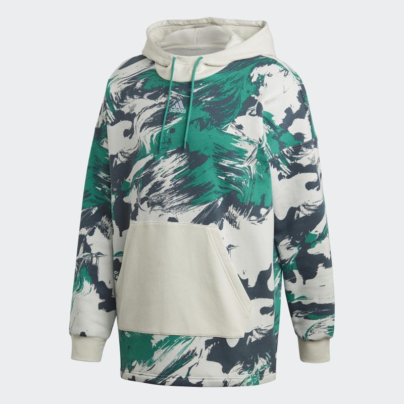 adidas id allover print hoodie