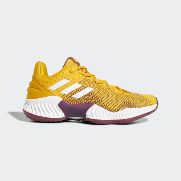 adidas Rubber Pro Bounce 2018 Low Shoes in Yellow for Men - Lyst