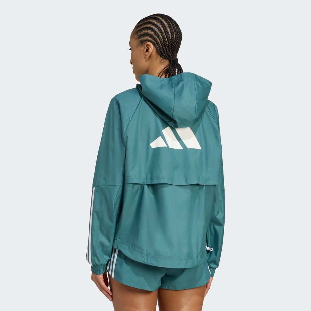 adidas Originals Hyperglam Windbreaker in Blue Lyst UK