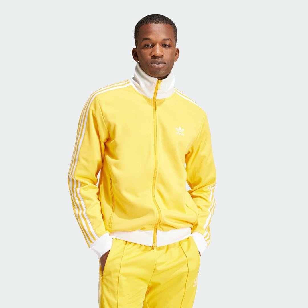 Adidas jacke gold herren sale