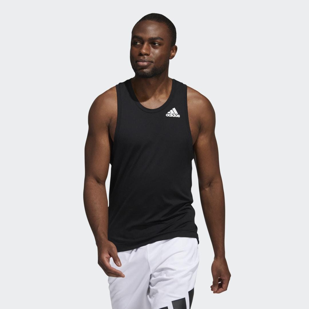 Camiseta sin mangas AEROREADY Lyte Ryde adidas de hombre de color Negro |  Lyst