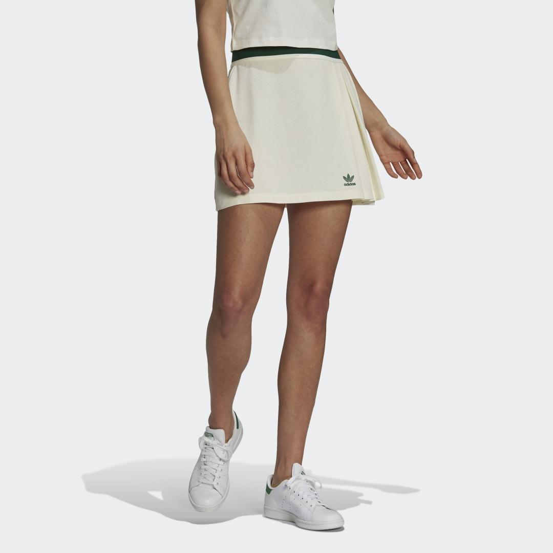 adidas Baumwolle Tennis Luxe Tennisrock in Weiß | Lyst CH