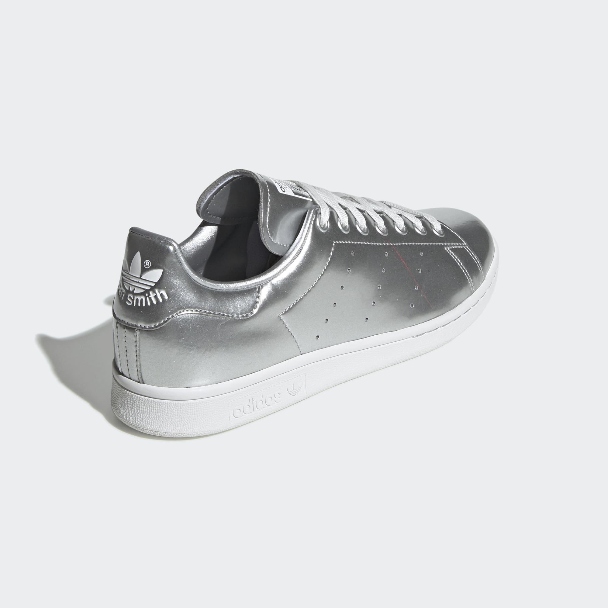 adidas silver stan smith