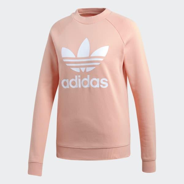 pink adidas crew neck