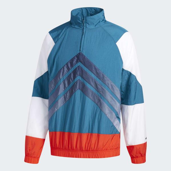 adidas v stripes windbreaker