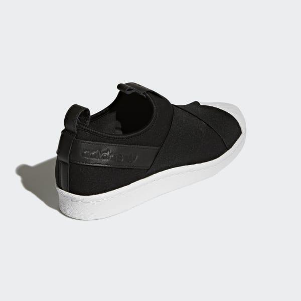 adidas Synthetic Superstar Slip-on Shoes in Black for Men - Lyst