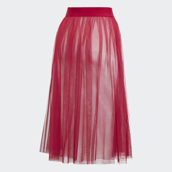 adidas pink tulle skirt