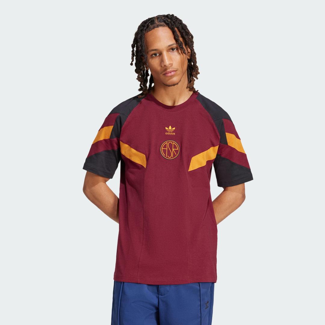 Camiseta As Roma Originals adidas Originals de hombre de color