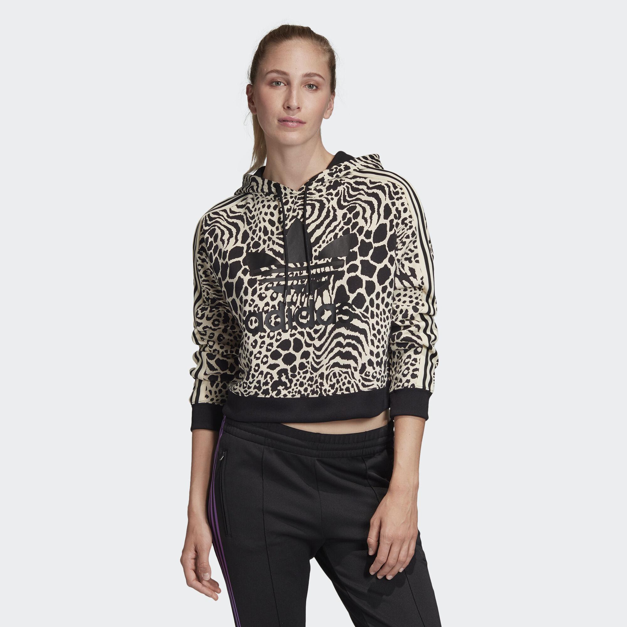 adidas allover print hoodie