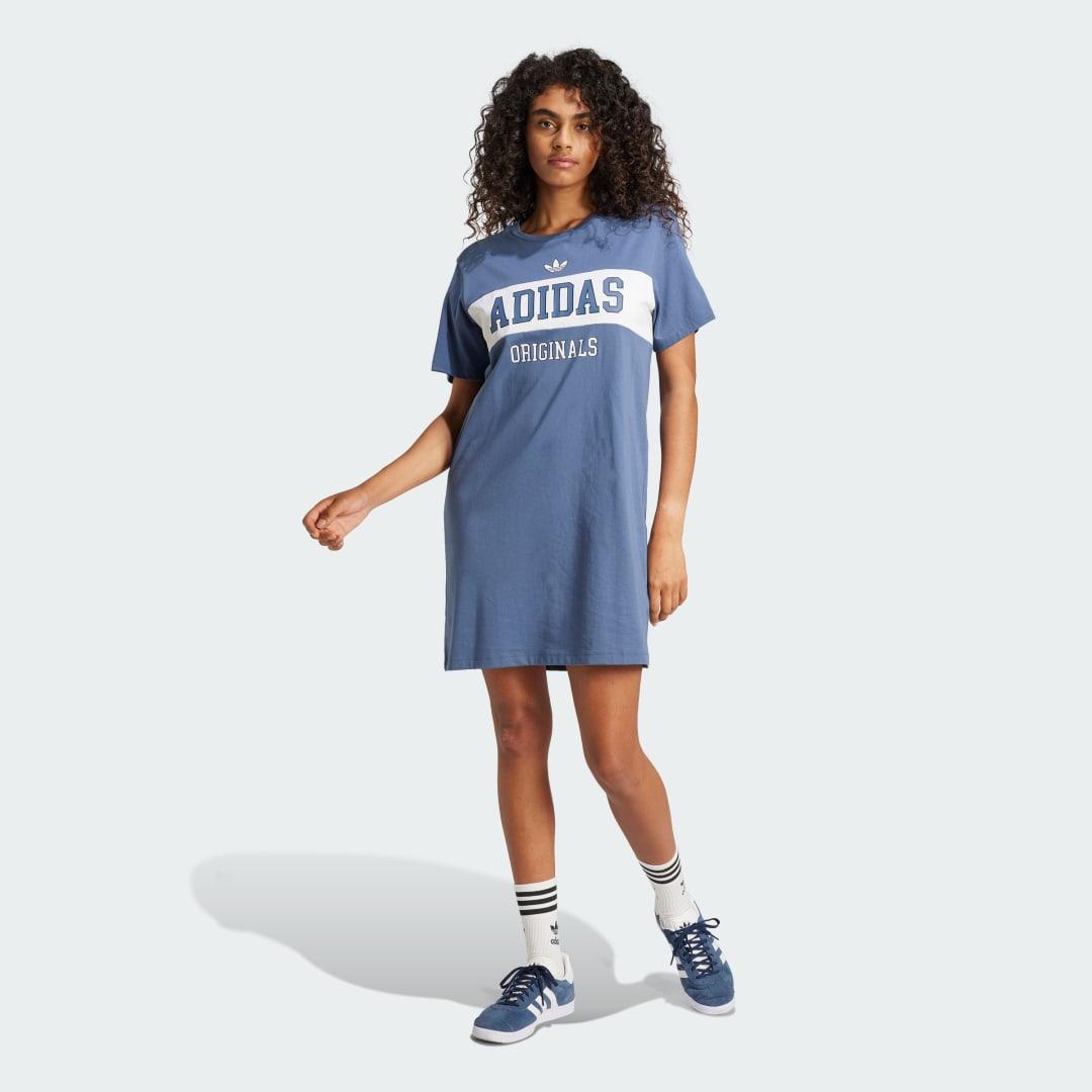 Adidas crew neck dress sale