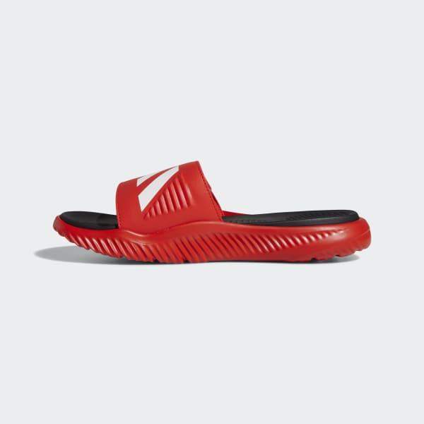 adidas Synthetic Alphabounce Basketball Slides in Red for Men - Lyst
