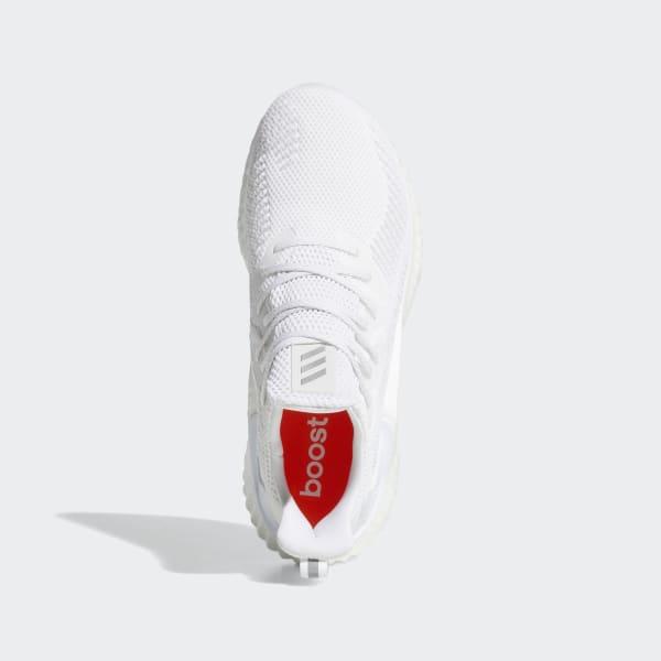 adidas Alphaboost Shoes in White/Silver (White) for Men - Lyst