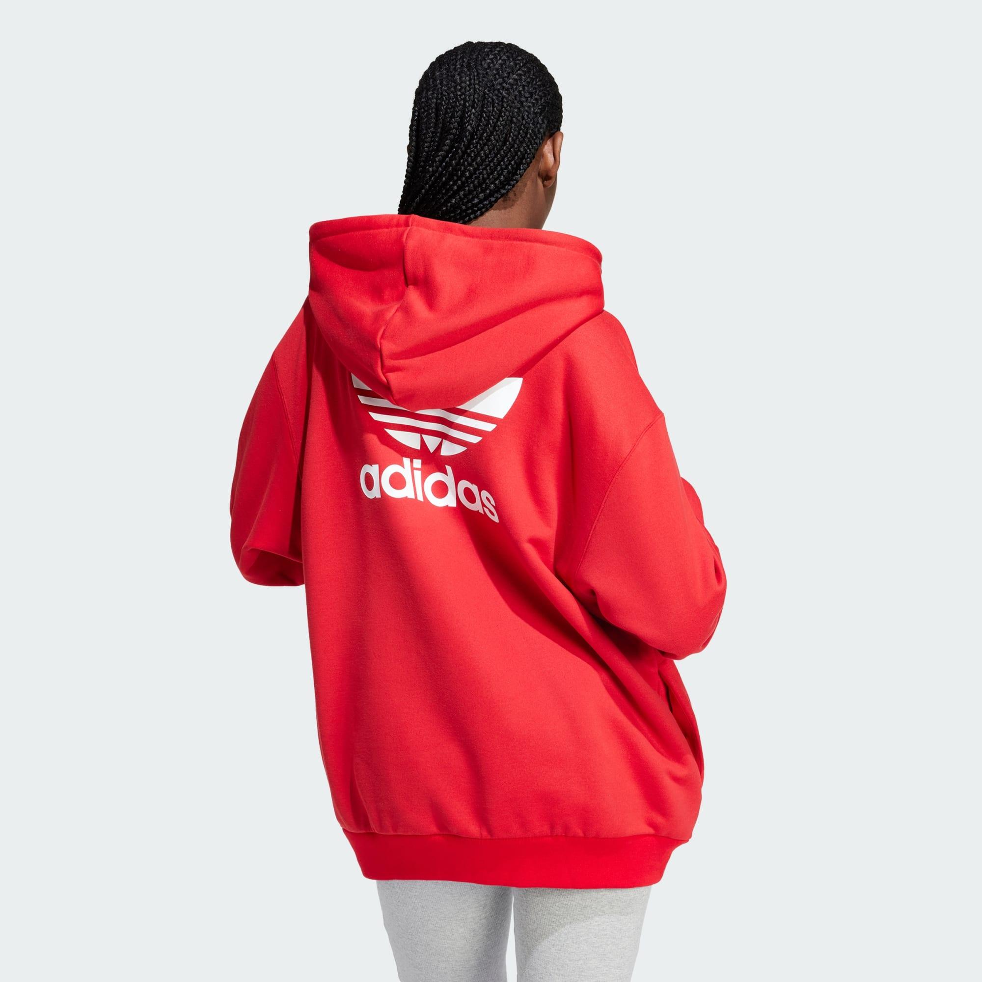 Oversized adidas hoodie womens sale