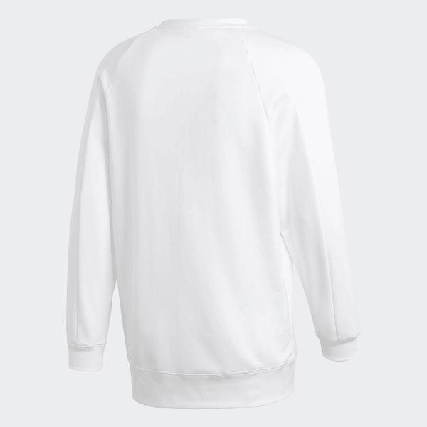 adidas Cotton Graphic Sweatshirt in White - Lyst