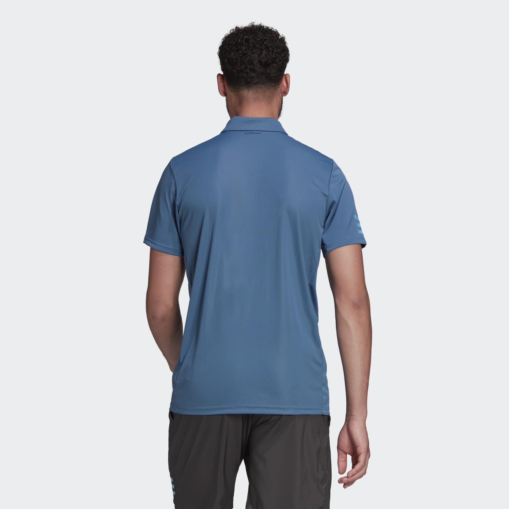 Artifact Overlegenhed klinge adidas Club Tennis 3-stripes Polo Shirt in Blue for Men | Lyst UK