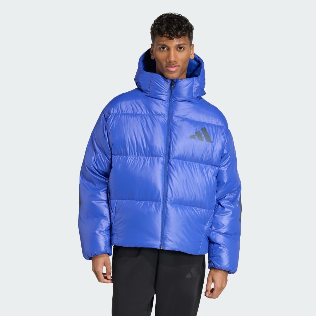 adidas Puffer Climawarm Down Jacket in Blue for Men Lyst UK